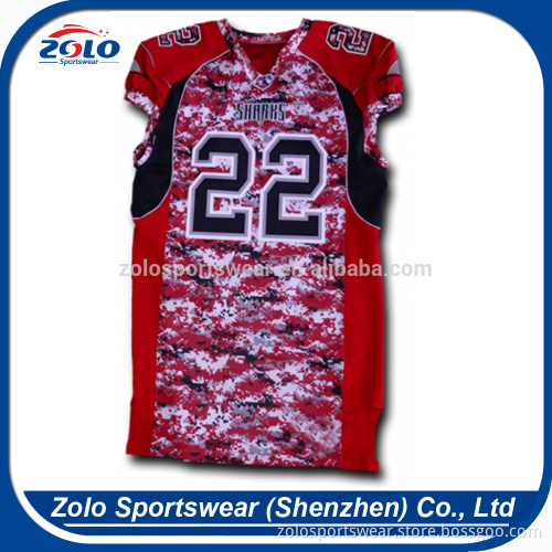 OEM Service fully sublimation custom pink football jersey
